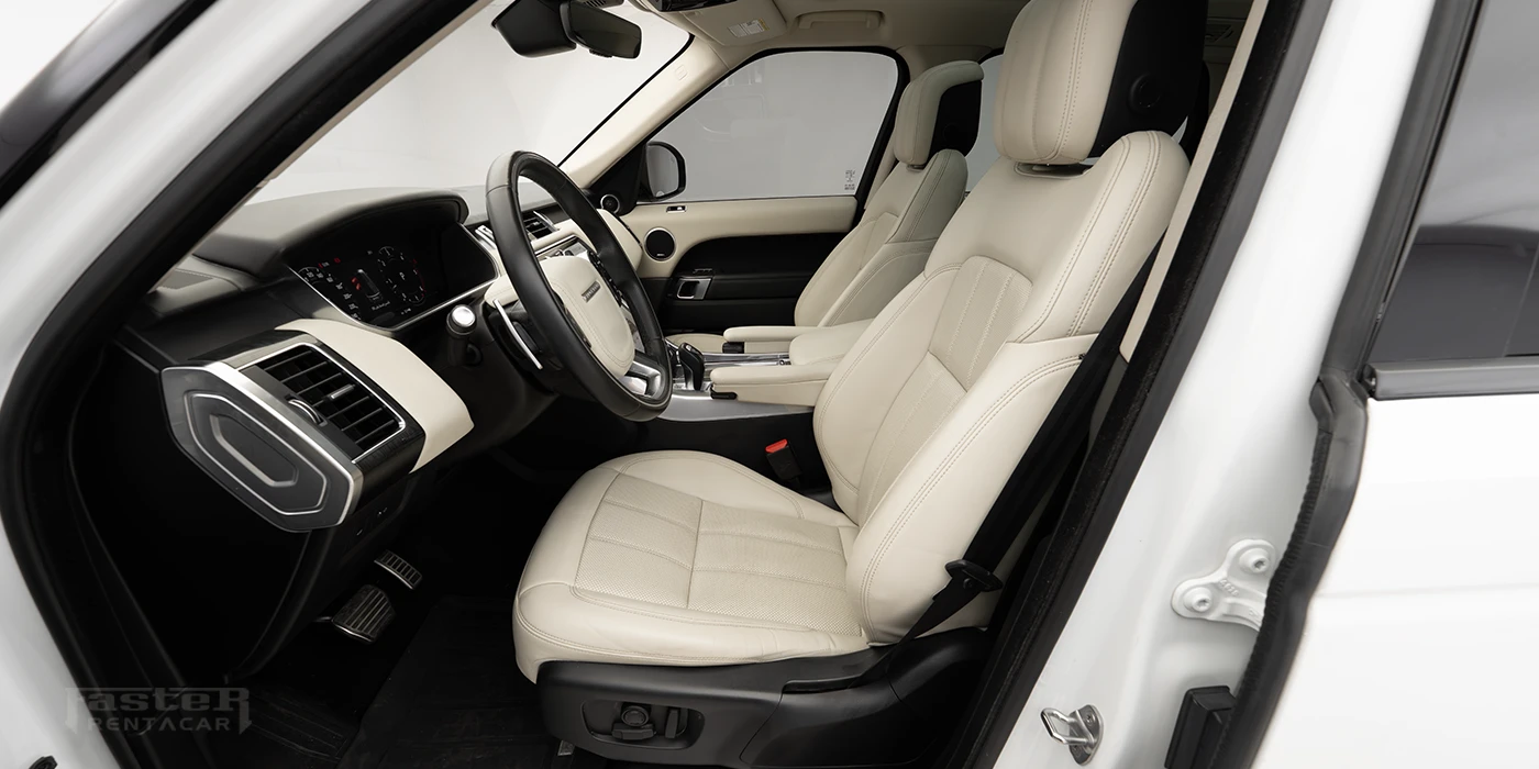Range Rover Sport White Interior Front Seats